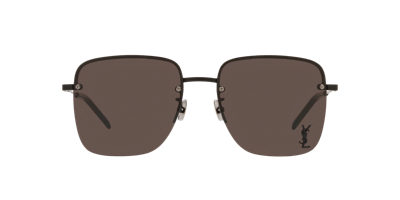 Shop Saint Laurent Woman Sunglasses Sl 312 M In Black