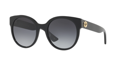 Shop Gucci Woman Sunglasses Gg0035sn In Black