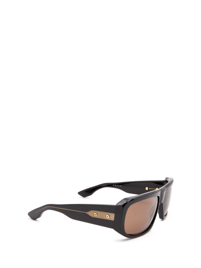 Shop Dita Dts133 Blk-gld Sunglasses