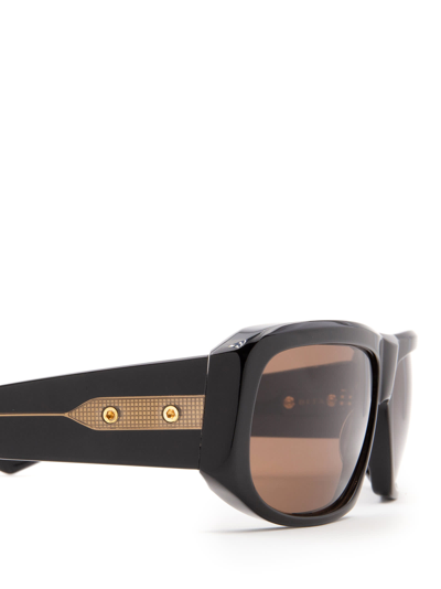 Shop Dita Dts133 Blk-gld Sunglasses