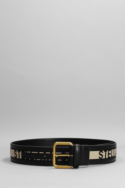 Shop Stella Mccartney Belts In Beige Faux Leather