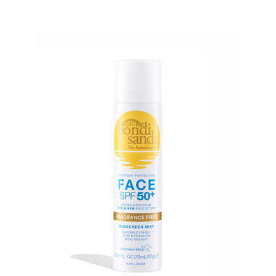 Shop Bondi Sands Spf50+ Fragrance Free Face Mist 60g