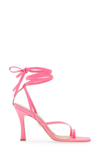 Shop Brother Vellies Bike Ankle Strap Sandal In Electric Flamingo