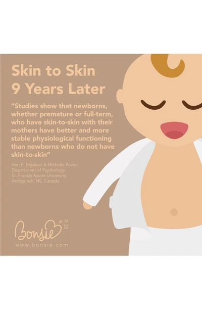 Shop Bonsie Baby Skin To Skin Footie In Mocha