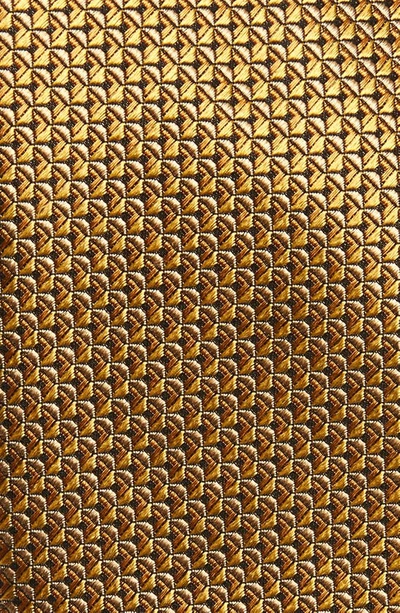 Nordstrom Solid Silk Tie In Gold