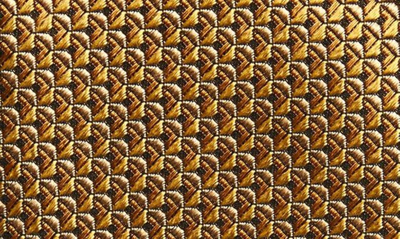 Nordstrom Solid Silk Tie In Gold