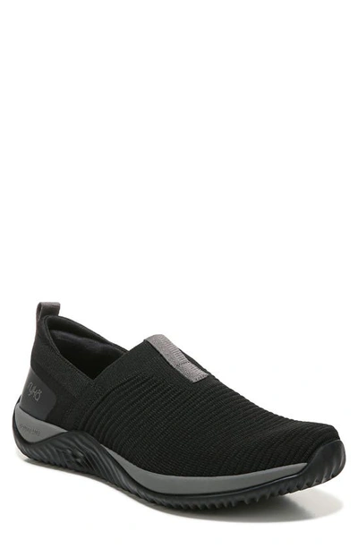 Shop Ryka Echo Knit Slip-on Sneaker In Black