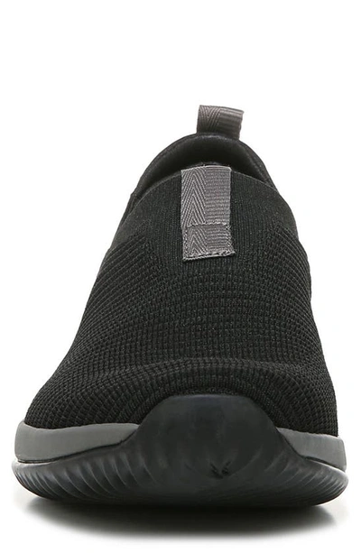 Shop Ryka Echo Knit Slip-on Sneaker In Black