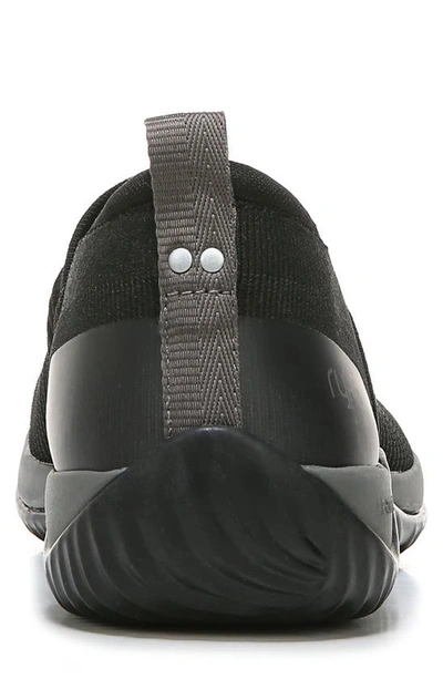 Ryka Echo Knit Slip-on Sneaker In Black