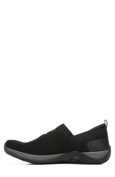 Ryka Echo Knit Slip-on Sneaker In Black
