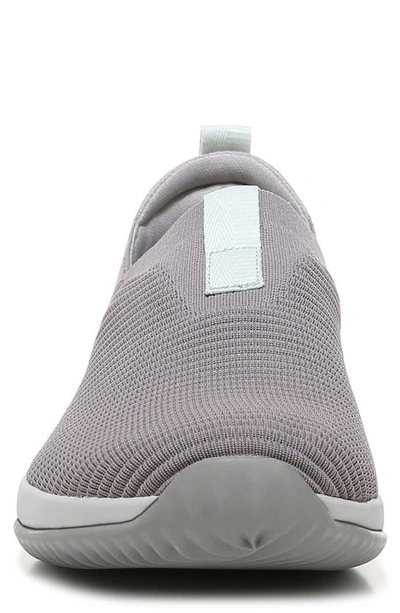 Shop Ryka Rykä Echo Knit Slip-on Sneaker In Grey Sky