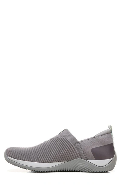 Shop Ryka Rykä Echo Knit Slip-on Sneaker In Grey Sky