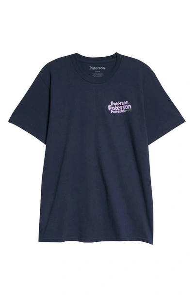 Shop Paterson Court Crash Graphic Tee In Navy