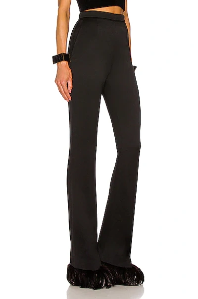 Shop Saint Laurent Tailored Pants In Noir