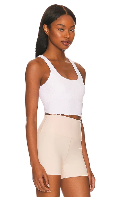 Shop Spiritual Gangster Amor Crop Tank In White