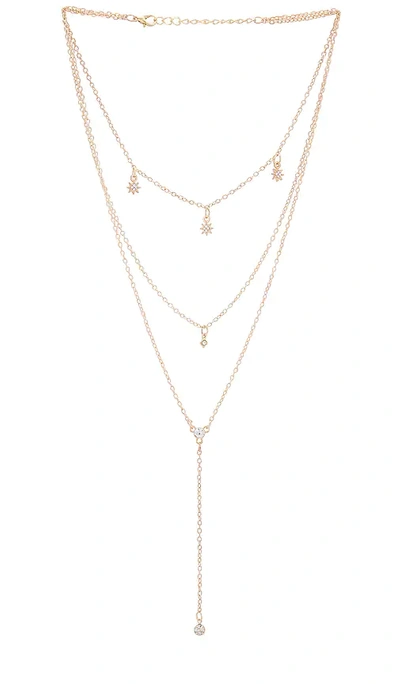 Shop Amber Sceats X Revolve Sunshine Layered Necklace In Metallic Gold