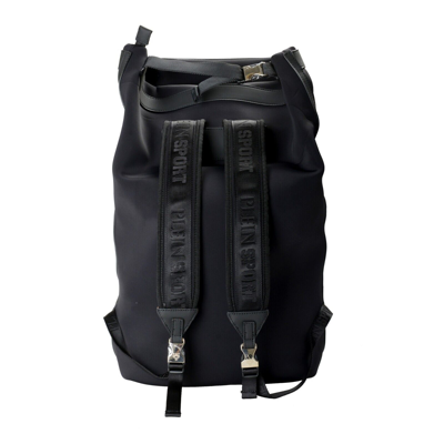 Pre-owned Philipp Plein Plein Sport Aips824 Sacca Grande Black Large Tiger Zip Backpack