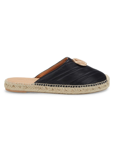 Leather espadrilles MARIO VALENTINO Black size 8 US in Leather - 33550503