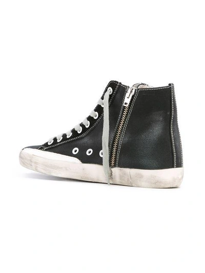 Shop Golden Goose Francy Hi-top Sneakers In Black