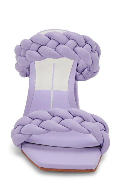 Shop Dolce Vita Paily Braided Heeled Sandal In Lavender Stella