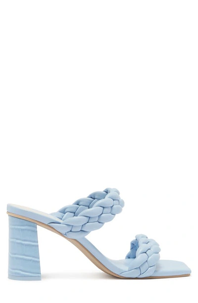 Shop Dolce Vita Paily Braided Heeled Sandal In Sky Blue Stella