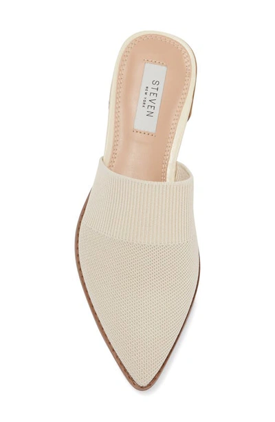 Shop Steven New York Valdez Knit Mule In Ivory