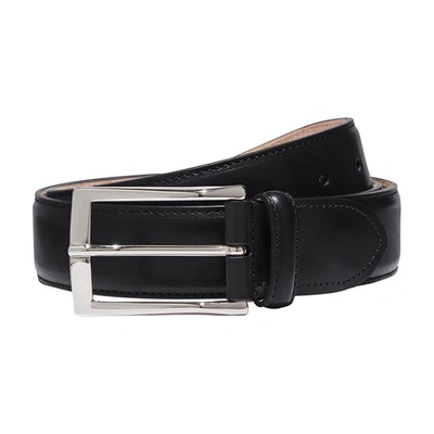 Shop Scarosso Classic Belt In Black Calf