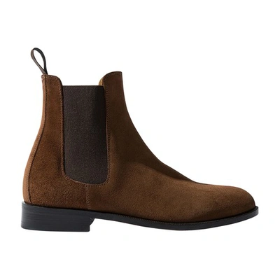 Shop Scarosso Caterina Boots In Brown Suede