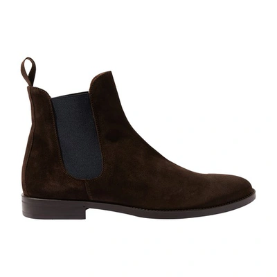 Shop Scarosso Giacomo Boots In Brown Suede Jetsetter Edition