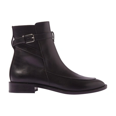 Shop Scarosso Kelly Boots In Black Calf