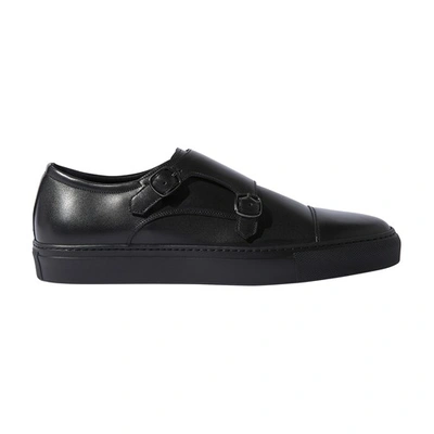 Shop Scarosso Fabio Sneakers In Black Black Calf