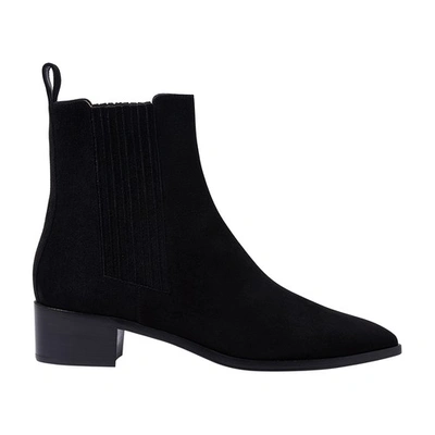Shop Scarosso Olivia Boots In Black Suede