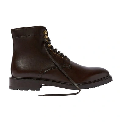 Shop Scarosso William Boots In Brown Calf