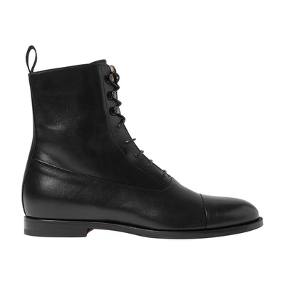 Shop Scarosso Archie Boots In Black Calf