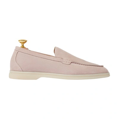 Shop Scarosso Ludovica Loafers In Pink Suede