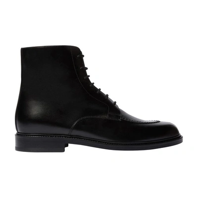 Shop Scarosso Ben Boots In Black Calf