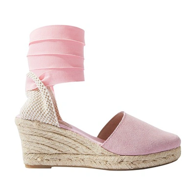 Shop Scarosso Paloma In Pink Suede