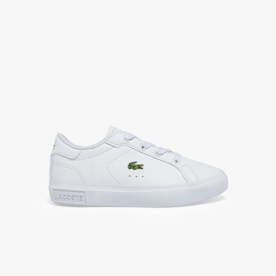 Lacoste Infants' Powercourt Synthetic Sneakers - 8 In White | ModeSens