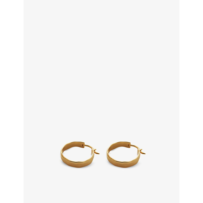 Monica Vinader Siren Muse 18ct Gold Vermeil Sterling-silver Hoop Earrings In Gold