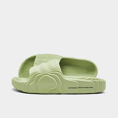 Shop Adidas Originals Adilette 22 Slide Sandals In Magic Lime