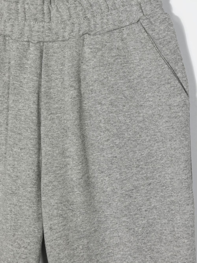 Shop Roberto Cavalli Junior Logo-patch Track Trousers In Grey
