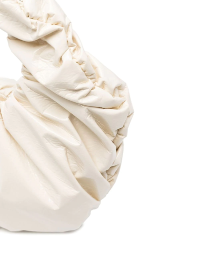 Nanushka Gathered Top-handle Tote In Neutrals