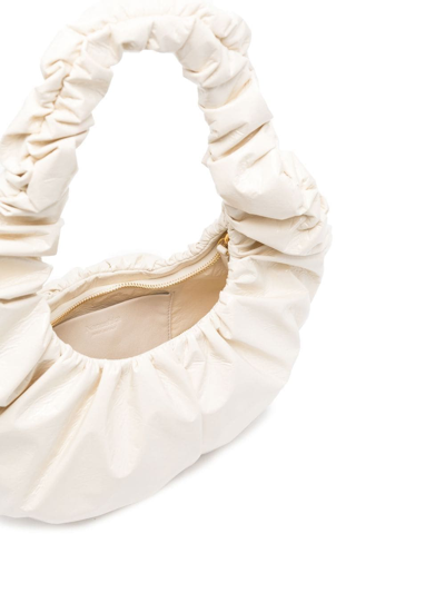Nanushka Gathered Top-handle Tote In Neutrals