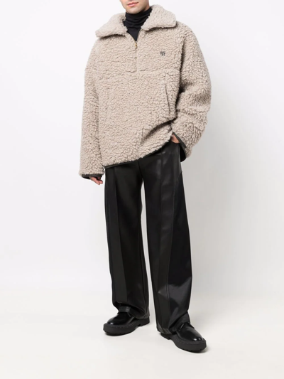 Nanushka Reversible Pullover Jacket In Neutrals