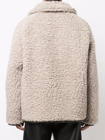 Nanushka Reversible Pullover Jacket In Neutrals