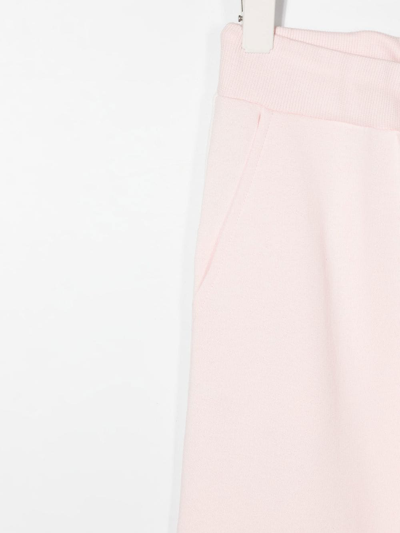 Shop Marni Drawstring Stripe-detail Tracksuit Bottoms In Pink
