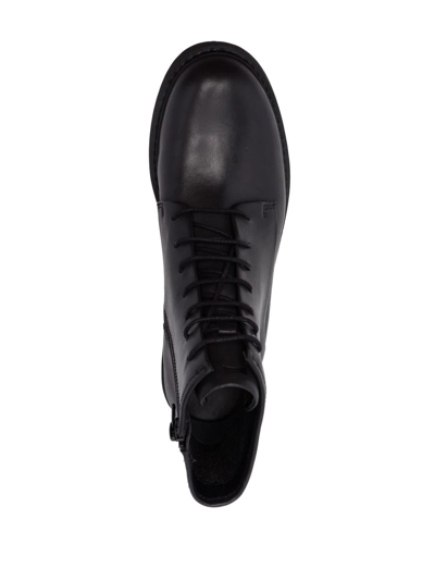 Camper Ankle Lace-up Fastening Boots In Black