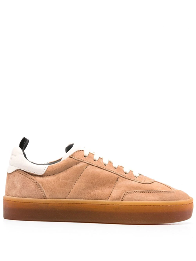Shop Officine Creative Oliver Low-top Sneakers In Brown