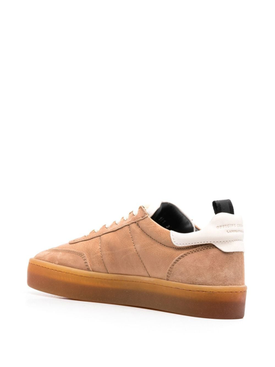 Shop Officine Creative Oliver Low-top Sneakers In Brown