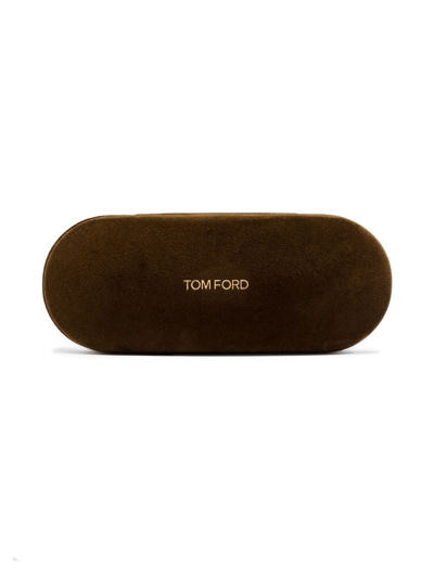 Tom Ford Black Troy Aviator-style Sunglasses In Black